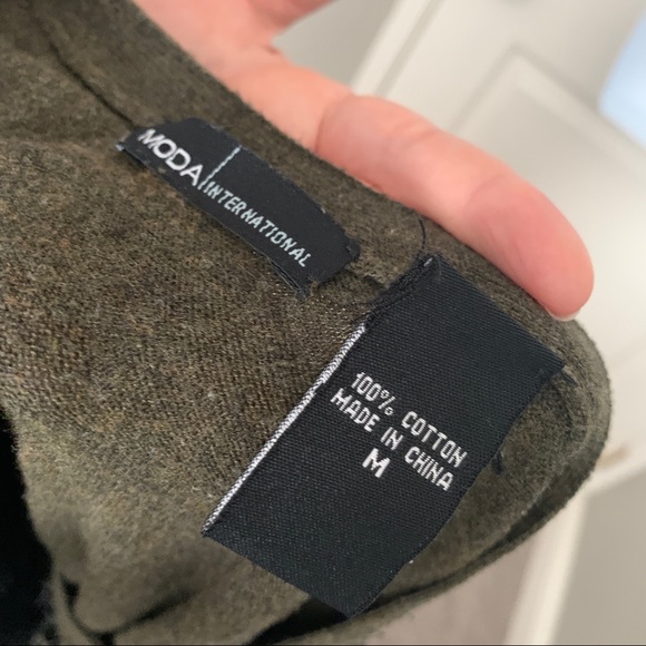 EUC VIctorias Secret olive sequin Sexy Cardi - Picture 6 of 7